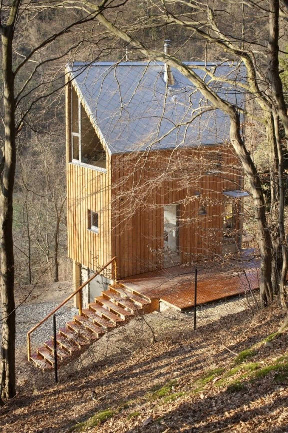 Alt House Layout Hexagon Shaped House ALT Architeckti - nowoczesna stodoła | inspiracje ...