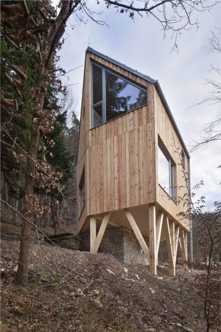 Alt House Layout Hexagon Shaped House ALT Architeckti - nowoczesna stodoła | inspiracje ...